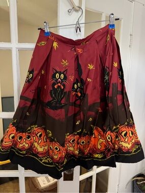 Vintage inspired Halloween skirt